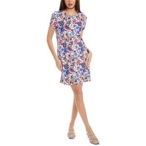 Jude Connally Hummingbird Short Sleeve Shift Dress, XS